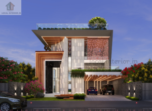 architectural 3D rendering services for residential building exterior design