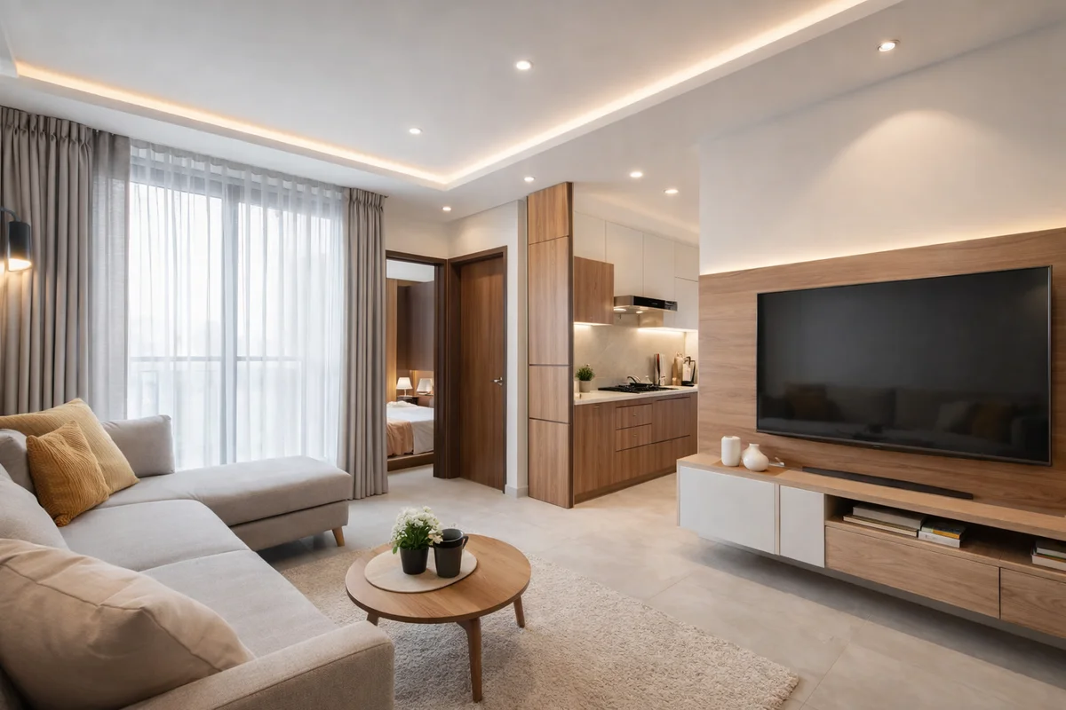 2BHK interior design cost in Mumbai Pune Goa