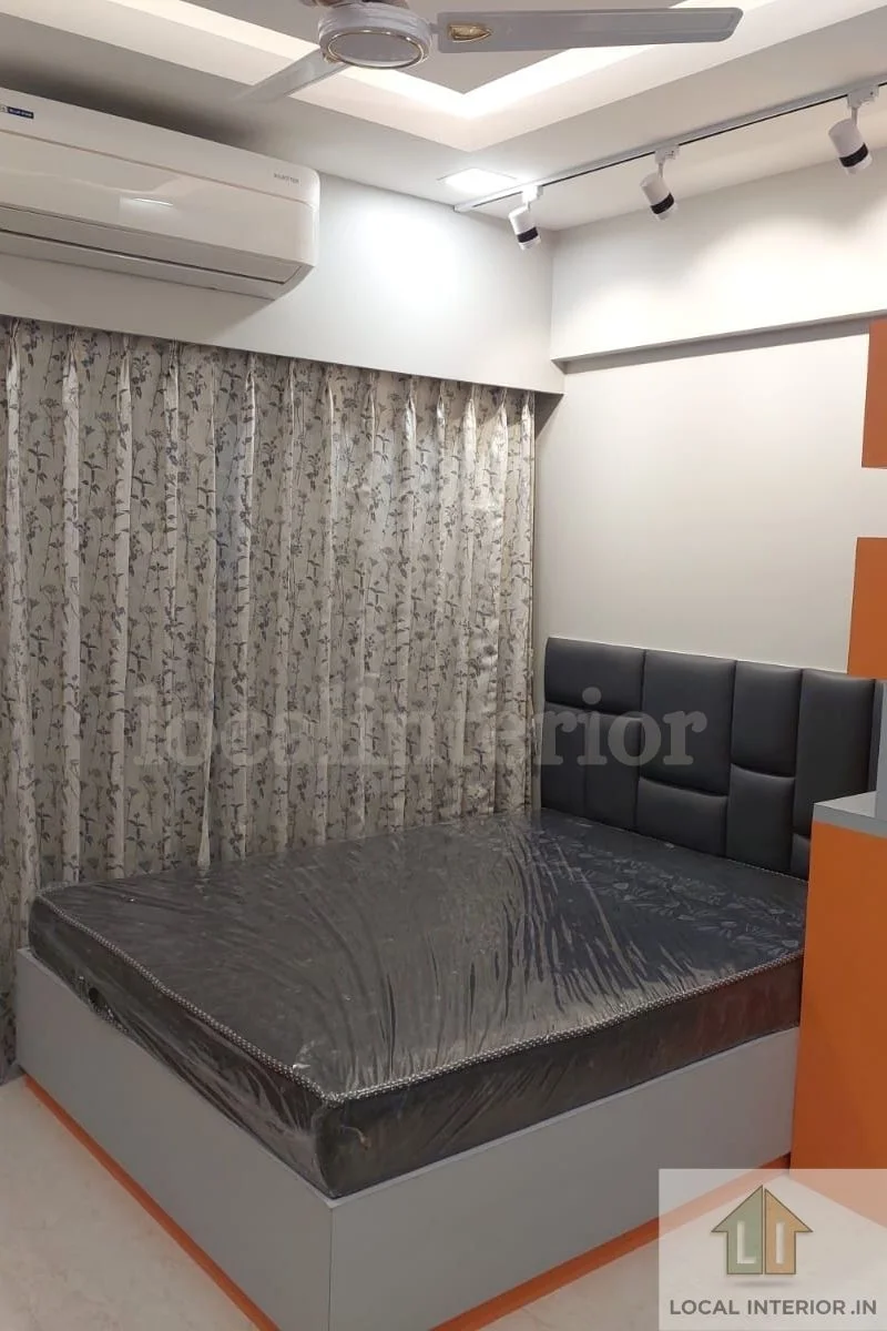 Modern modular bed furniture with storage for bedroom
