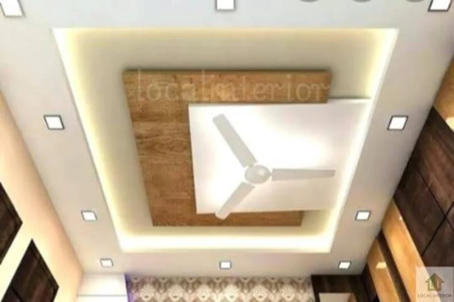 False ceiling and lighting design for modern home