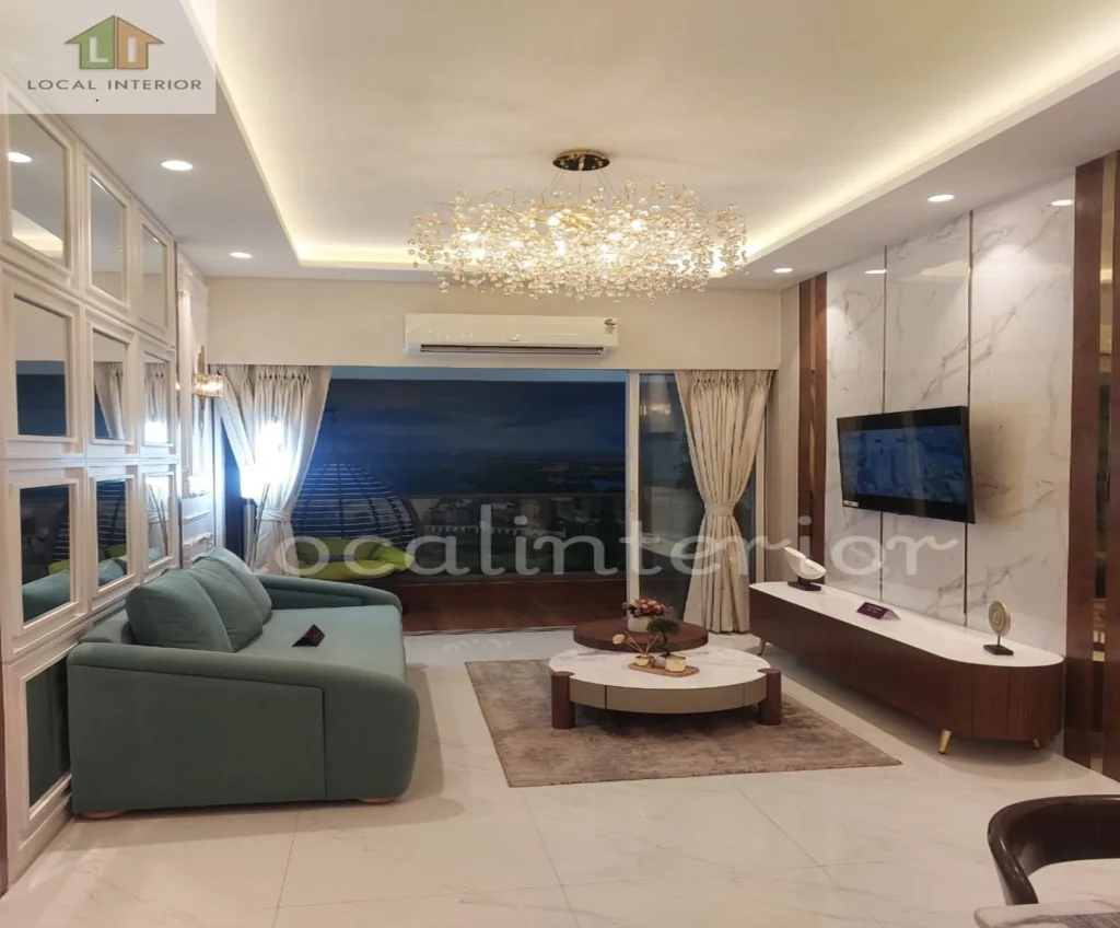 Modern 1BHK home interior design