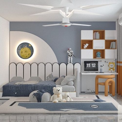 kids room 3d design by local interior