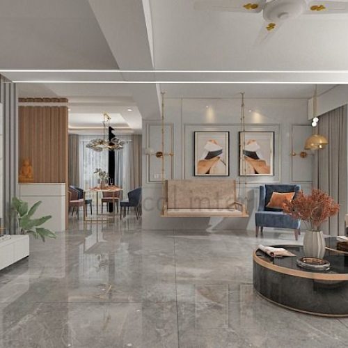 3D design & rendering services for modern home interior visualization