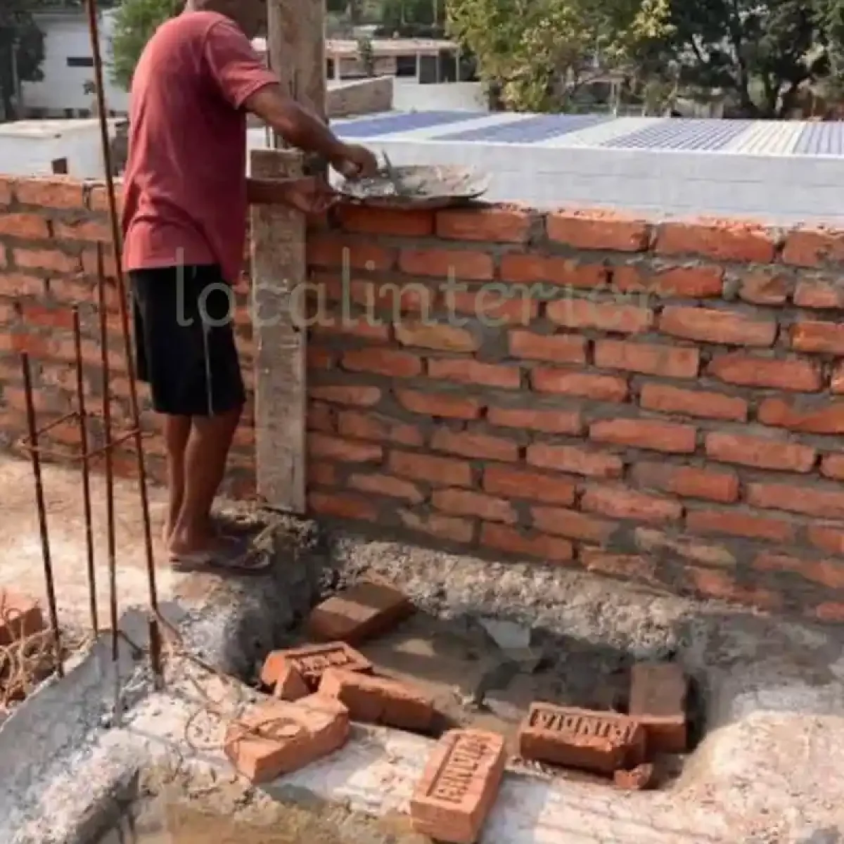 brick wall cost in India 4 inch 6 inch 9 inch wall construction