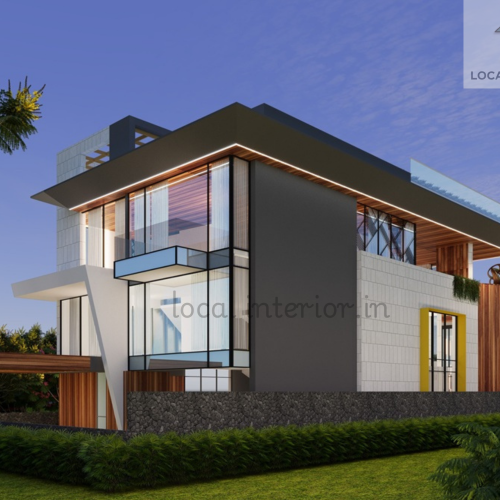Exterior Bungalow 3d design