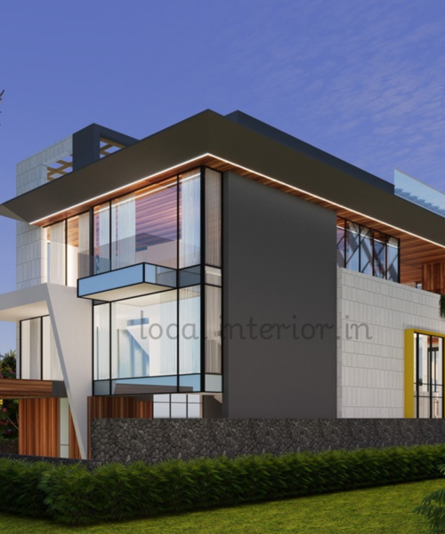 Exterior Bungalow 3d design